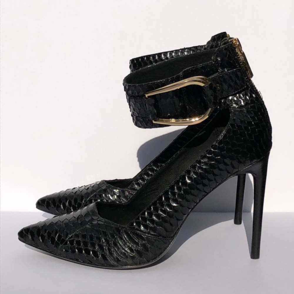 RACHEL ZOE CASSANDRA ANKLE STRAP PUMPS SIZE 9 US